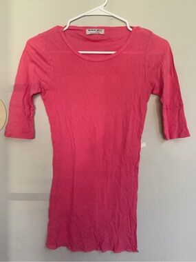 Michael Stars Pink Scoop Neck tee